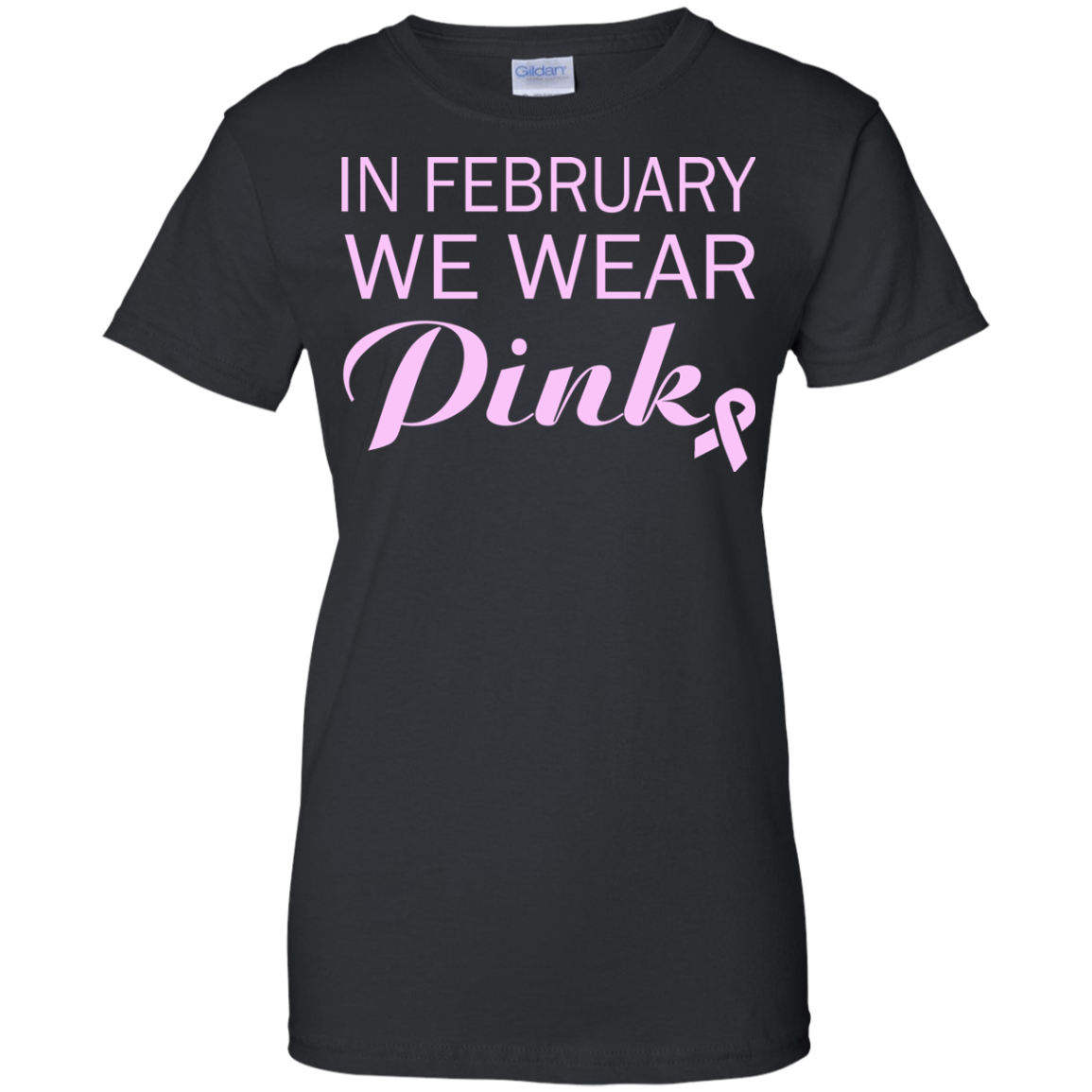 In February We Wear Pink Shirt, Hoodie, Tank - TeeDragons