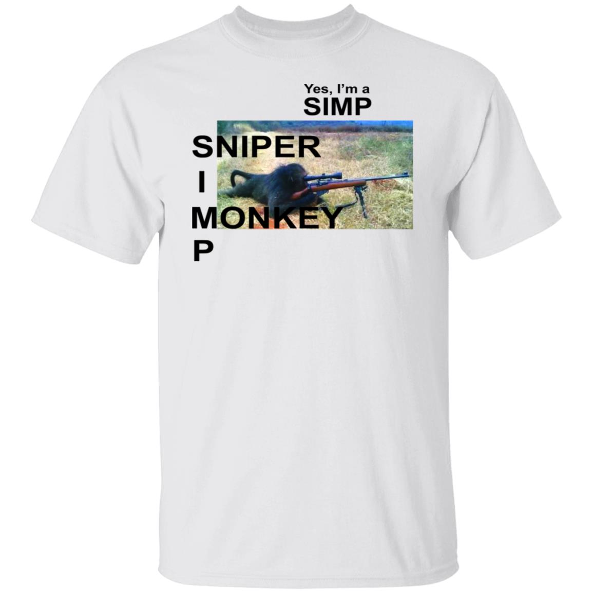 Monkey Sniper - Yes I'm A SIMP Shirt