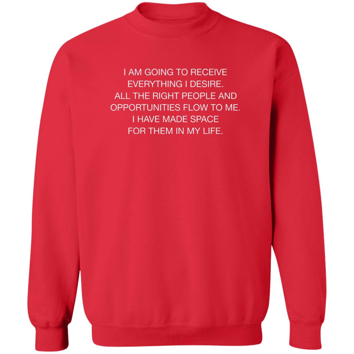 I Am Going To Receive Everything I Desire Hoodie