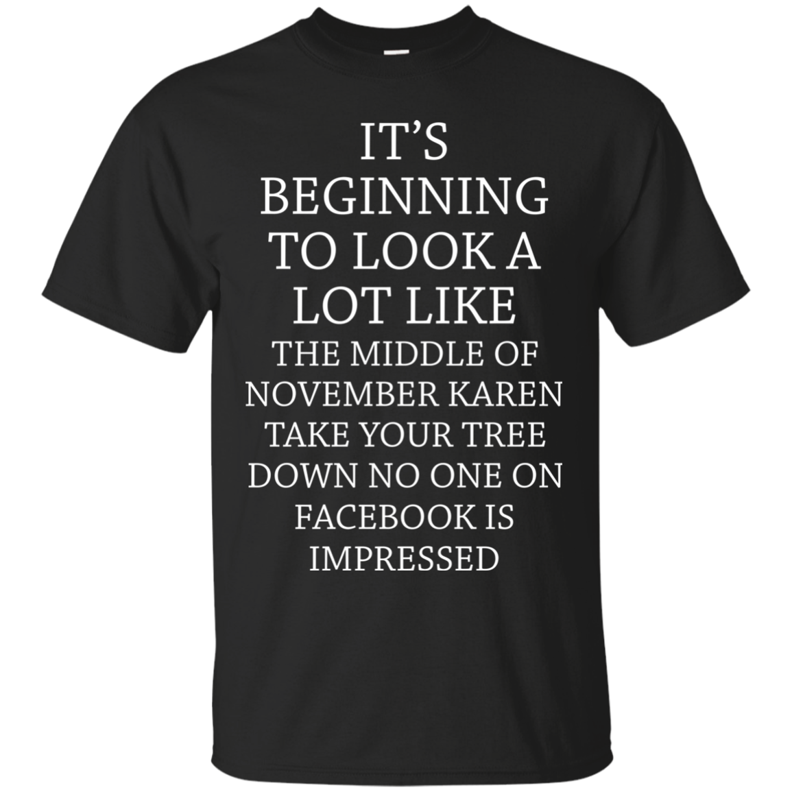 It's Beginning To Look A Lot Like The Middle Of November Karen T-shirt - TeeDragons