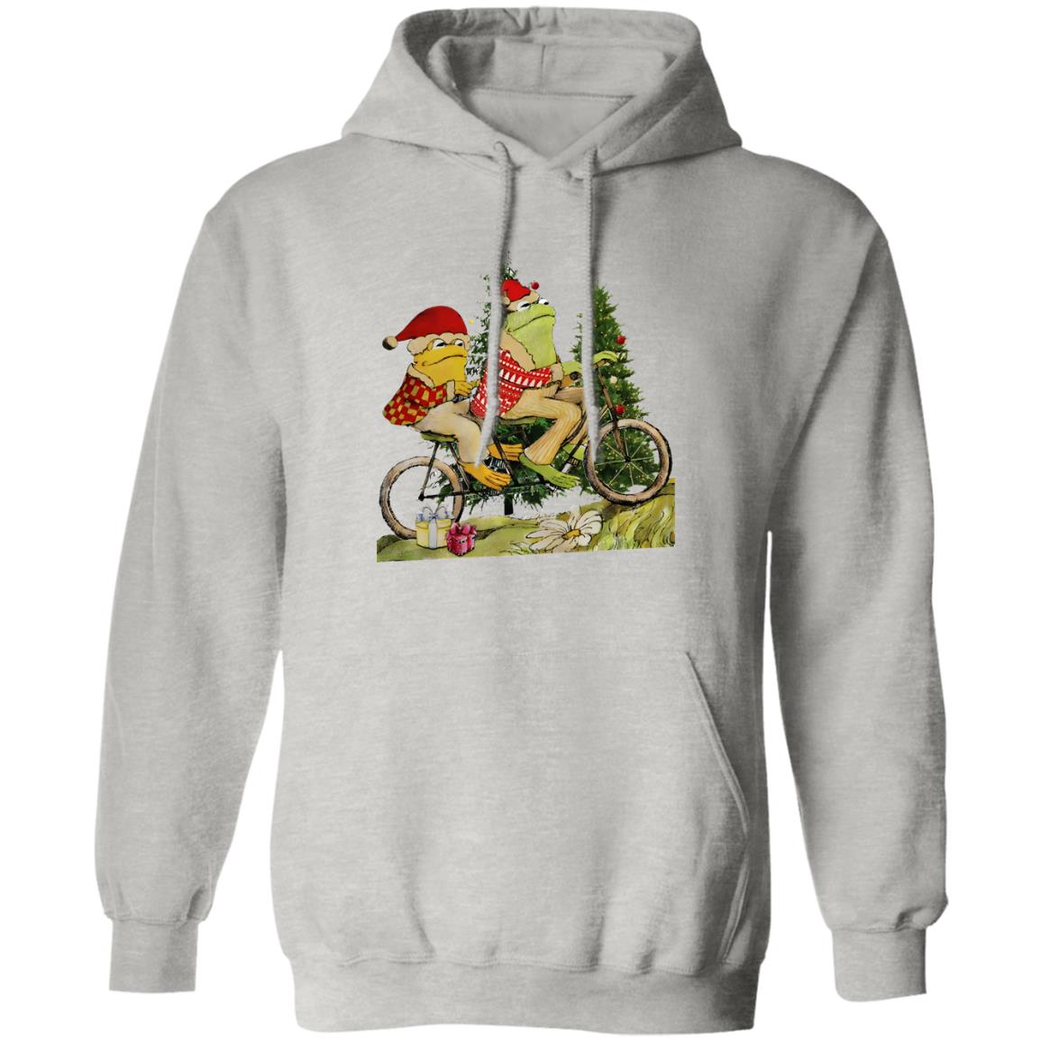 Frog And Toad On The Bike Christmas Shirt