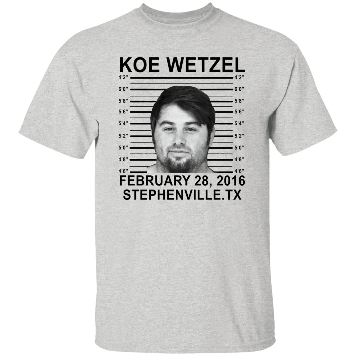 Koe Wetzel Mugshot Shirt
