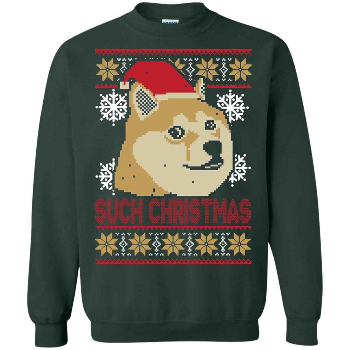 Doge – Such Christmas Ugly Sweater - TeeDragons