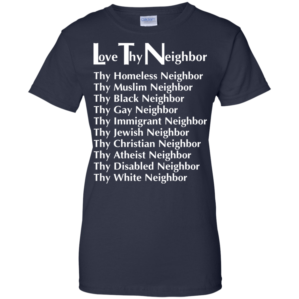 Love Thy Neighbor Shirt, Hoodie, Tank - TeeDragons