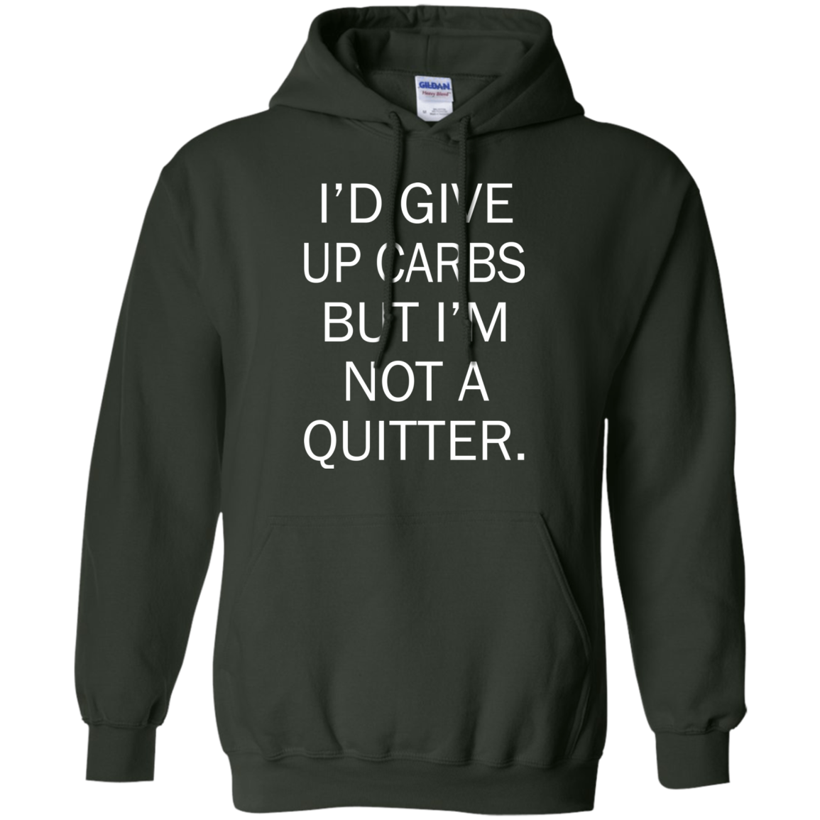 I'd Give Up Carbs But I'm Not A Quitter Shirt, Hoodie, Tank - TeeDragons