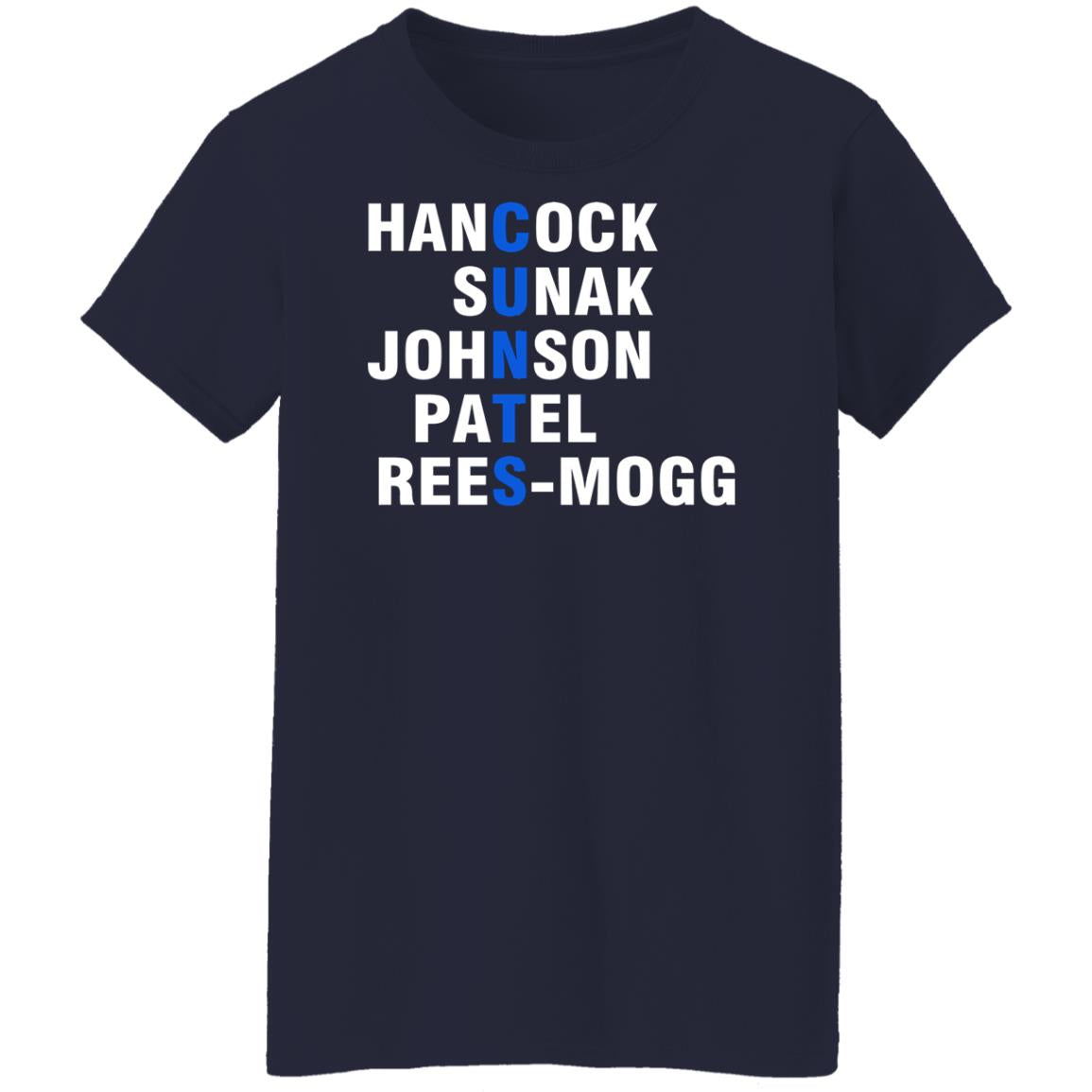Hancock - Sunak - Johnson - Patel - Rees-mogg Shirt - TeeDragons