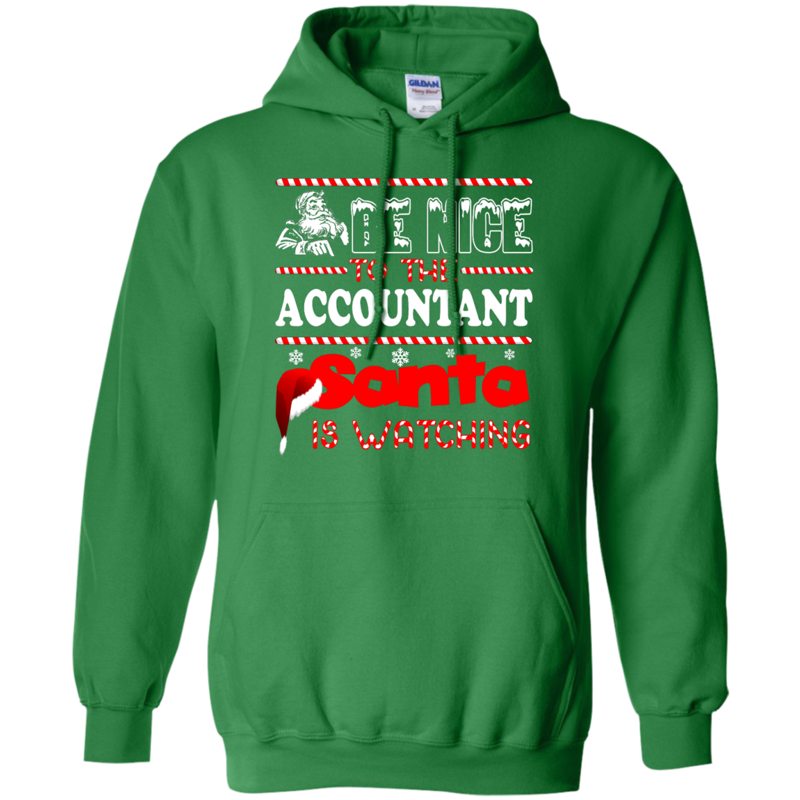 Be Nice To The Accountant Santa Is Watching Shirt, Hoodie, Tank - TeeDragons