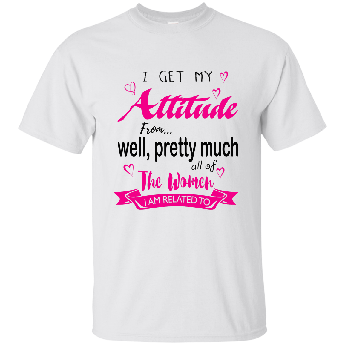 I Get My Attitude From Well Pretty Much.. T-Shirt, Hoodie & Tank - TeeDragons