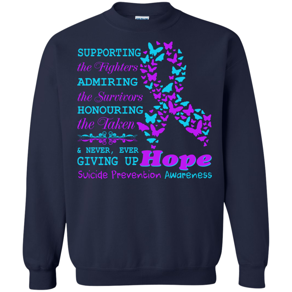 Supporting The Fighters - Admiring The Survivors - Honouring The Taken T-shirt - TeeDragons