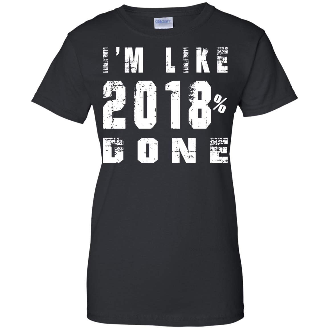 I'm Like 2018 % Done Shirt, Hoodie, Tank - TeeDragons