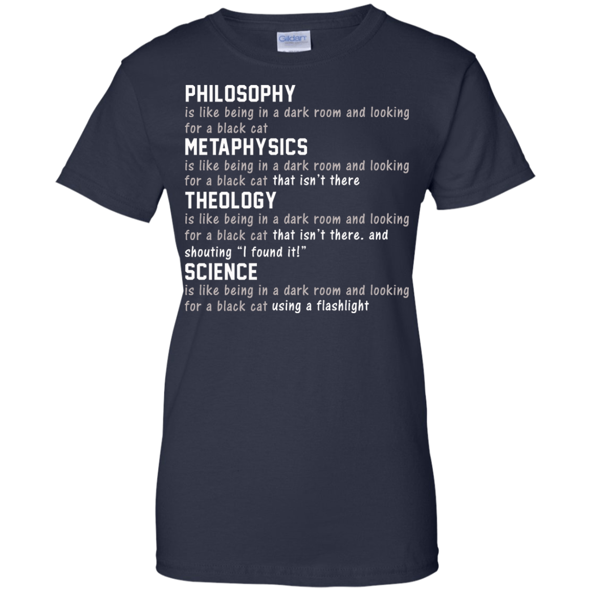 Philosophy - Metaphysics - Theology - Science Shirt, Hoodie, Tank - TeeDragons