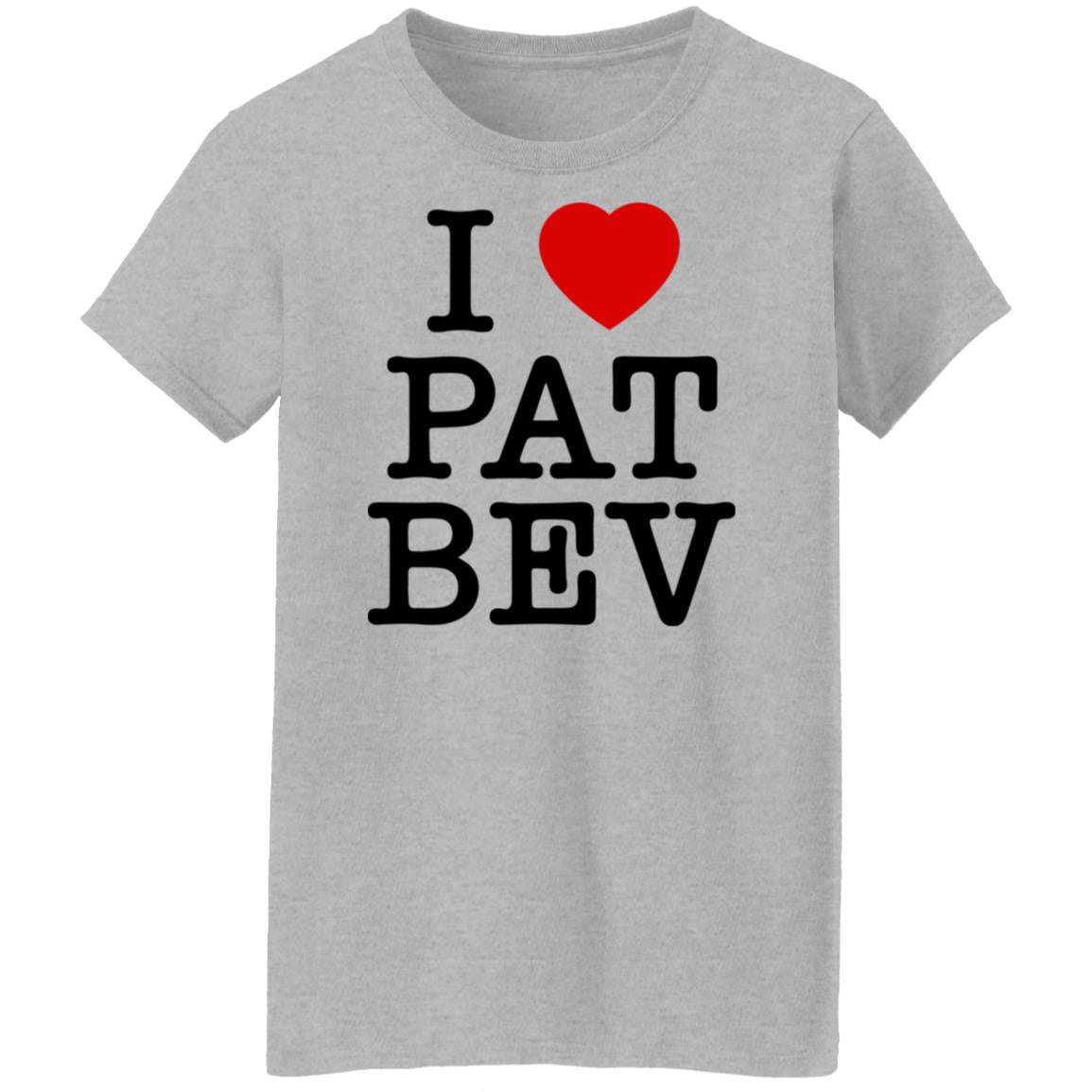 I Love Pat Bev Shirt - TeeDragons