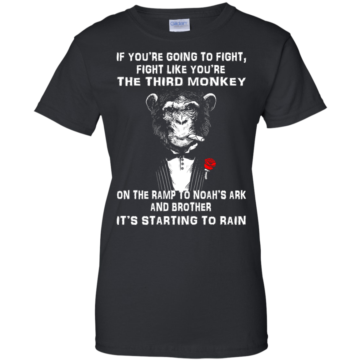 If You're Going To Fight, Fight Like You're The Third Monkey T-Shirt - TeeDragons