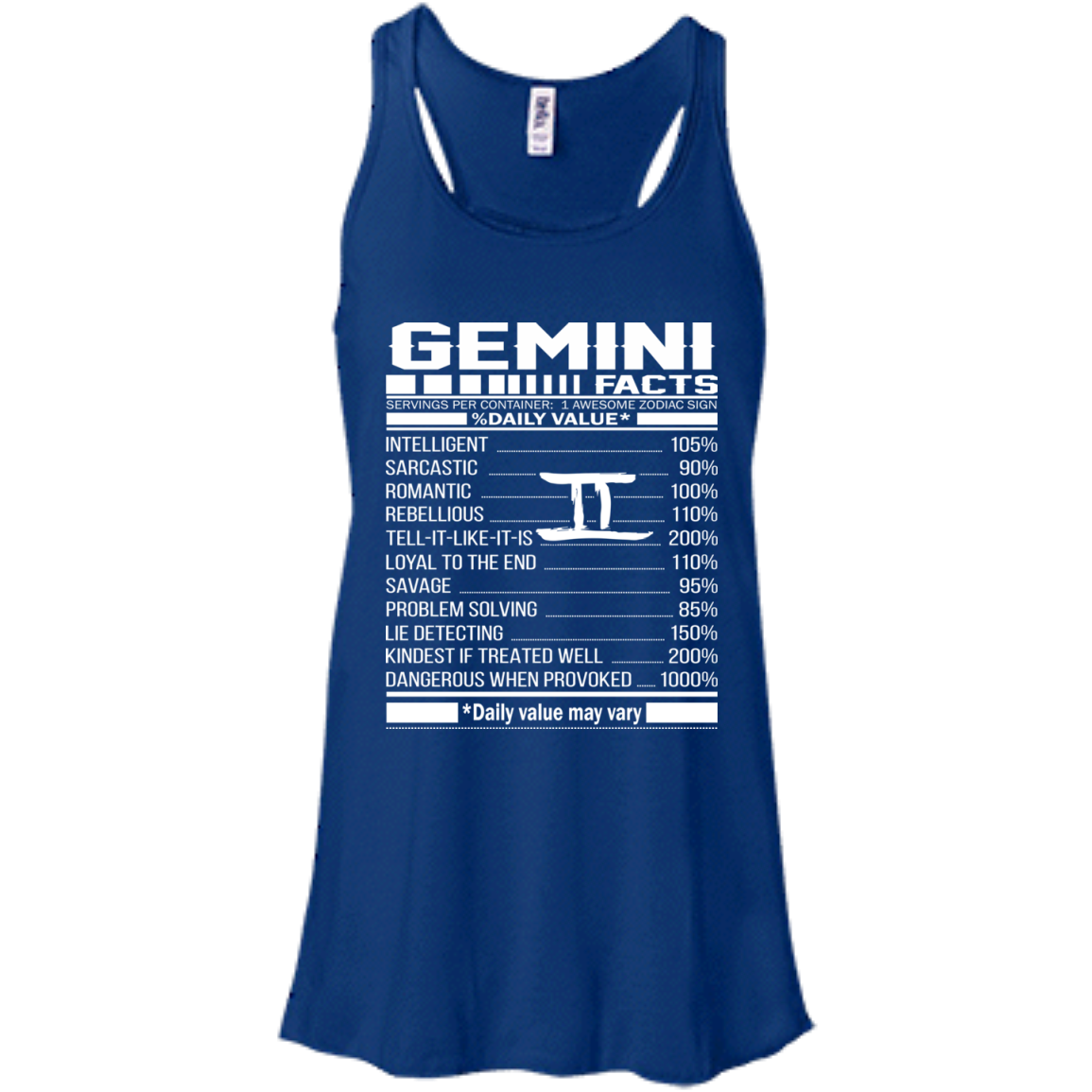Gemini Facts - Awesome Zodiac Sign - %Daily Value Shirt, Hoodie, Tank - TeeDragons