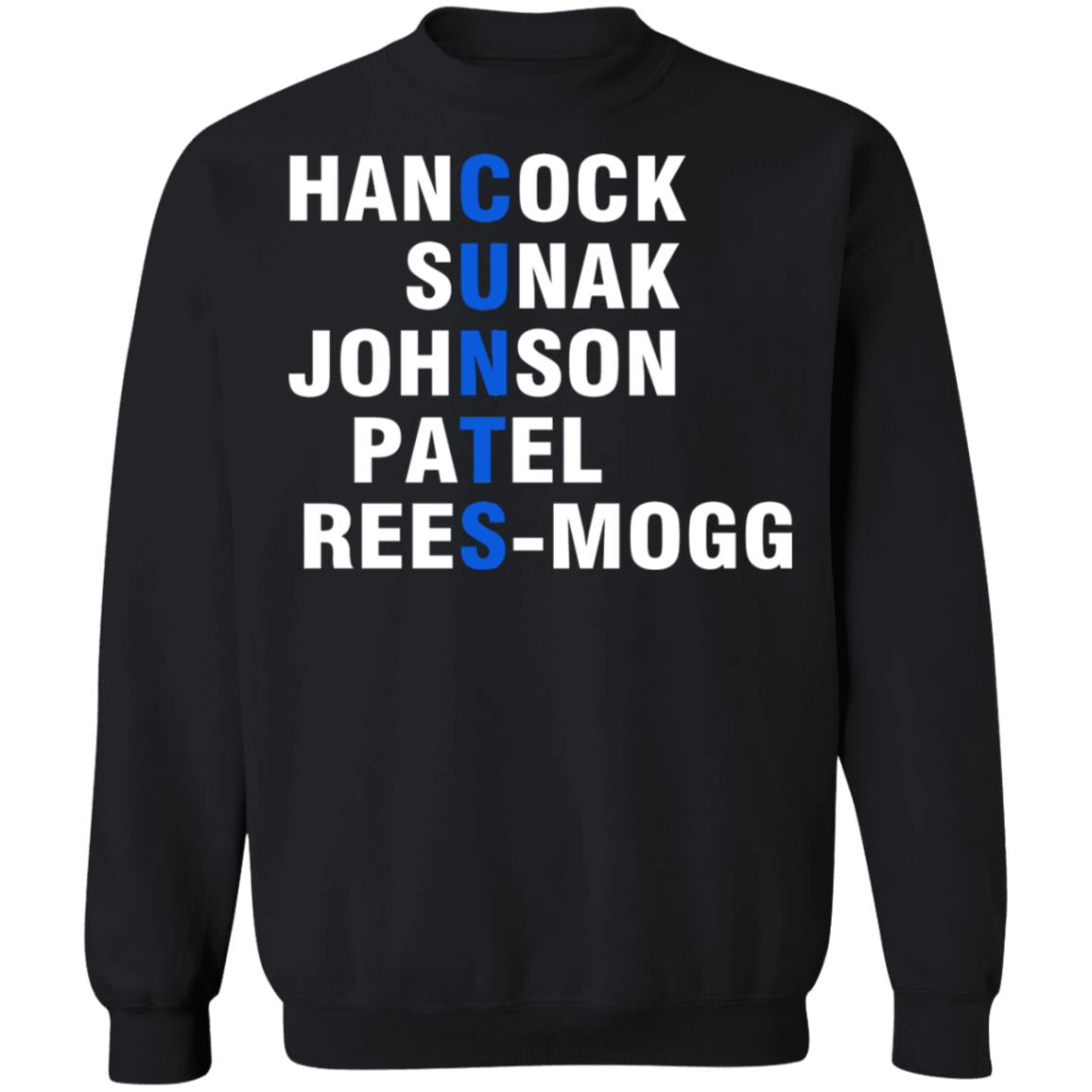 Hancock - Sunak - Johnson - Patel - Rees-mogg Shirt - TeeDragons