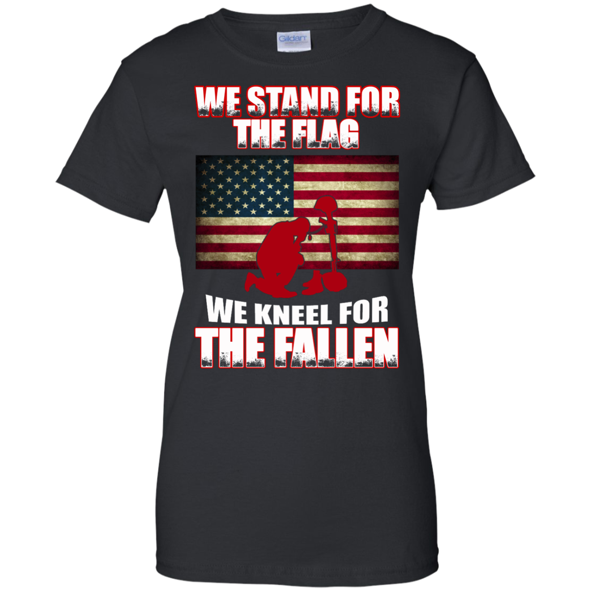 We Stand For The Flag We Kneel For The Fallen Shirt, Hoodie, Tank - TeeDragons