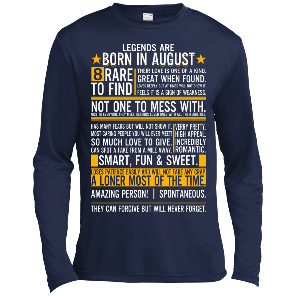Legends Are Born In August - 8 Rare To Find Shirt, Hoodie, Tank - TeeDragons