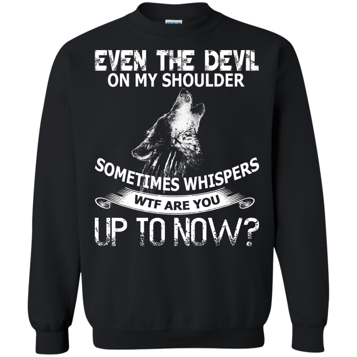 Even The Devil On My Shoulder Sometimes Whispers Shirt, Hoodie - TeeDragons