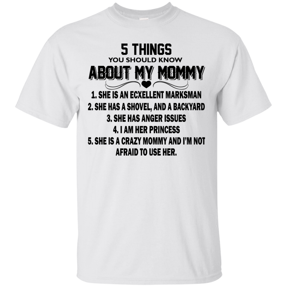 5 Things You Should Know About My Mommy Shirt, Hoodie, Tank - TeeDragons