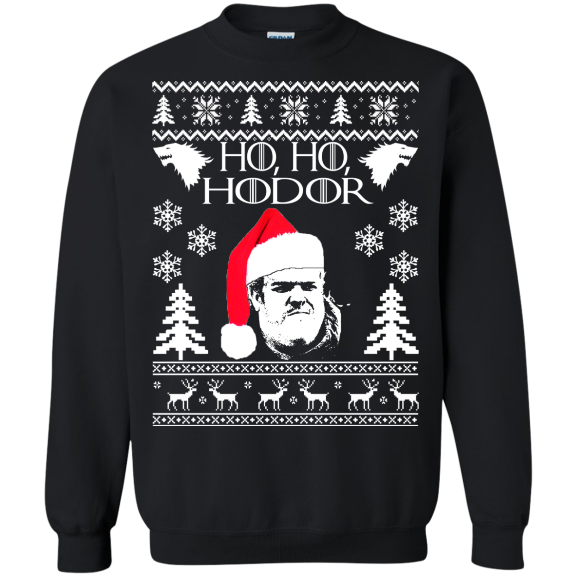 Game Of Thrones - Ho Ho Hodor Christmas Sweater - TeeDragons