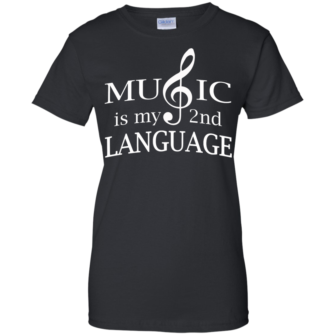 Music Is My Second Language T-Shirt, Hoodie, Tank - TeeDragons