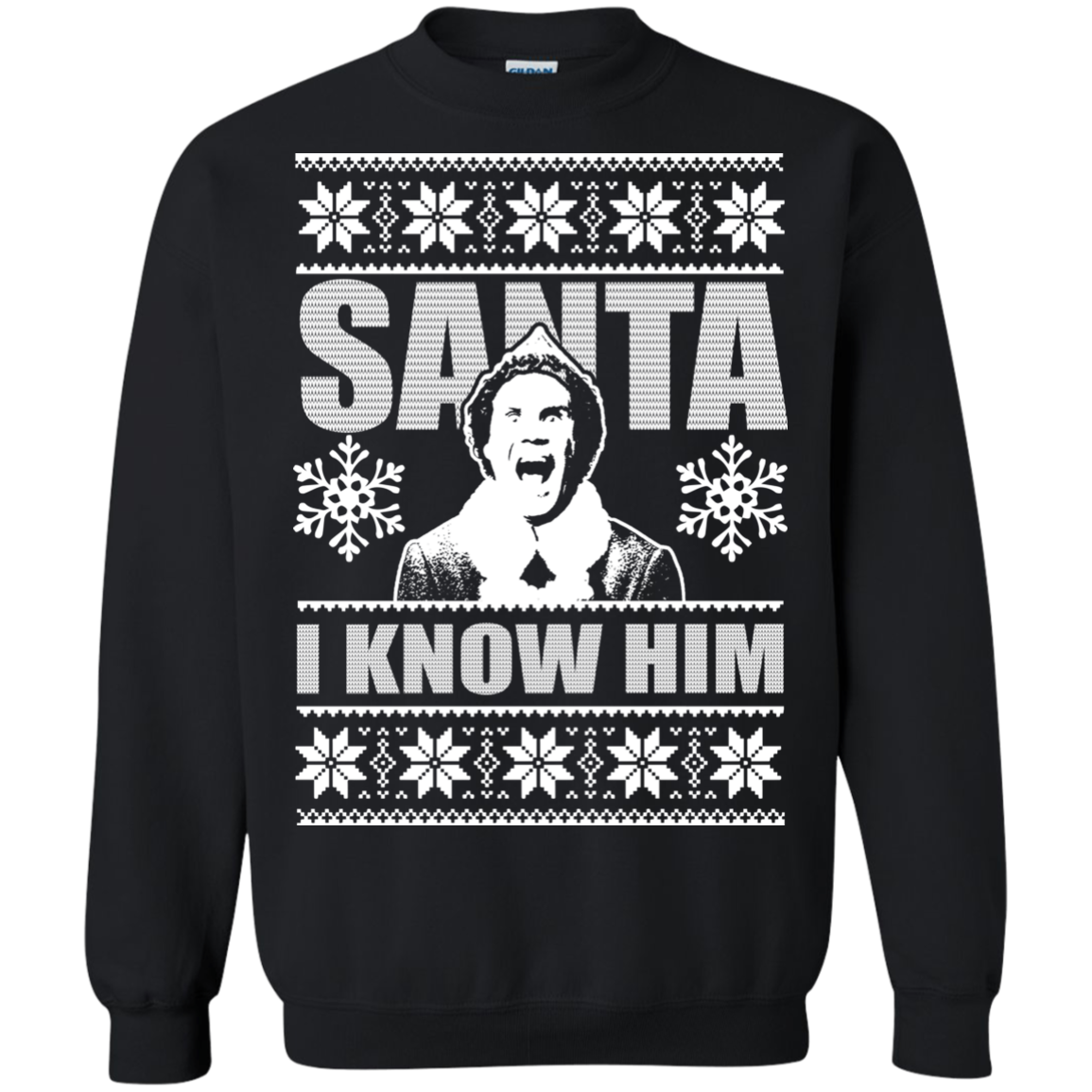 Buddy The Elf - Santa - I Know Him Christmas Sweater - TeeDragons