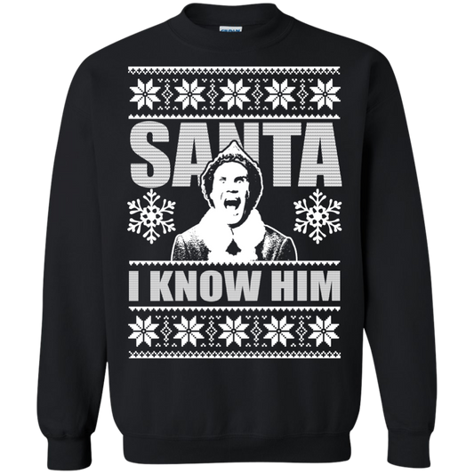 Buddy The Elf - Santa - I Know Him Christmas Sweater - TeeDragons
