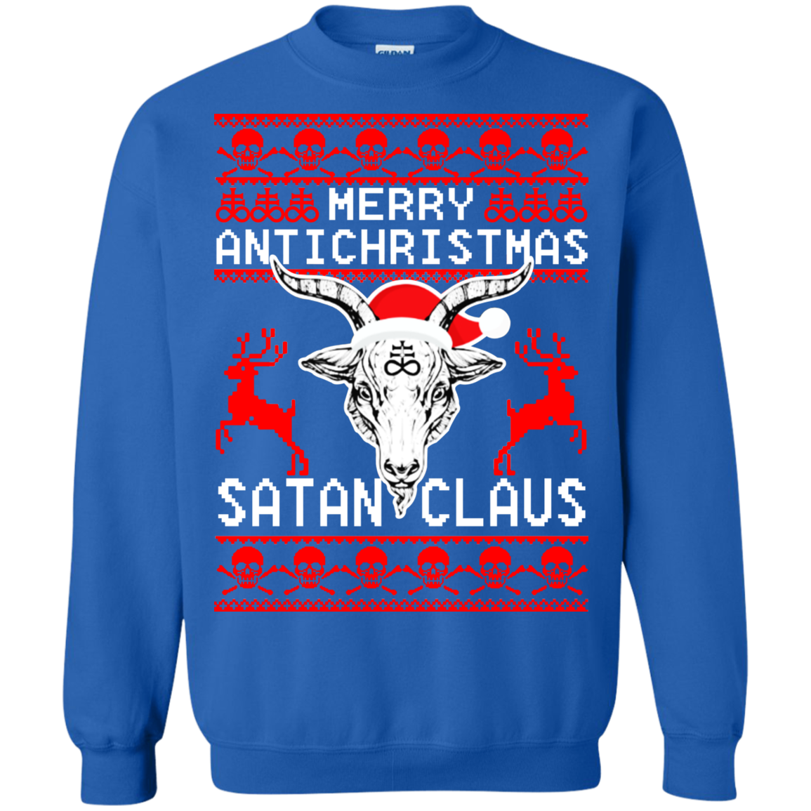 Satan sales claus sweater
