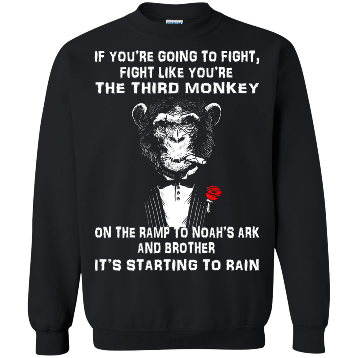 If You're Going To Fight, Fight Like You're The Third Monkey T-Shirt - TeeDragons