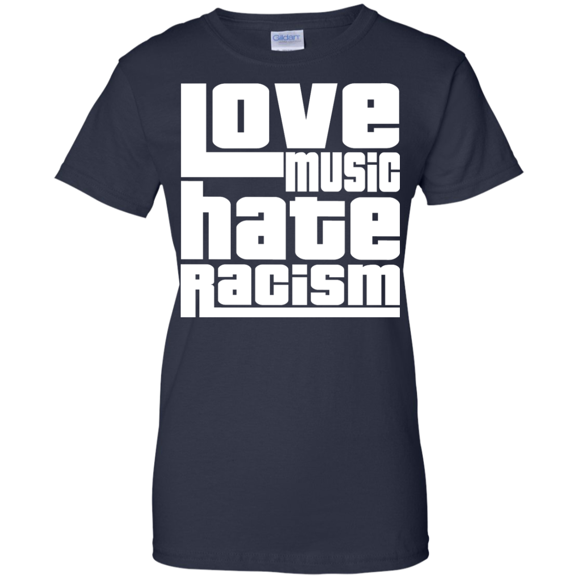 Love Music Hate Racism Shirt, Hoodie, Tank - TeeDragons
