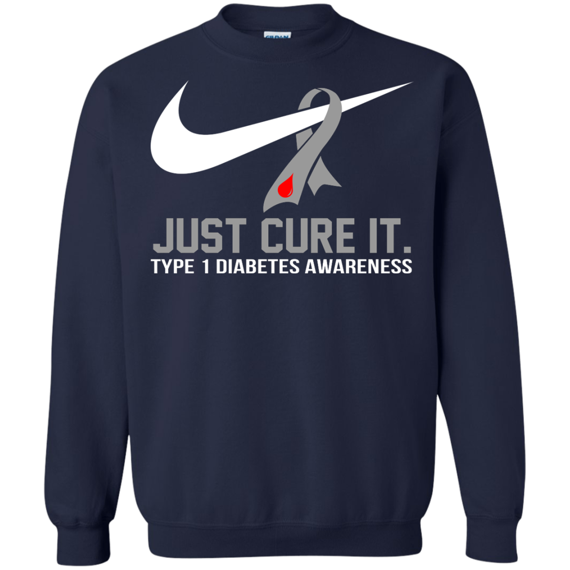 Just Cure It - Type 1 Diabetes Awareness Shirt, Hoodie, Tank - TeeDragons