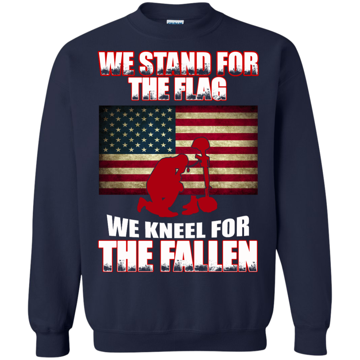 We Stand For The Flag We Kneel For The Fallen Shirt, Hoodie, Tank - TeeDragons