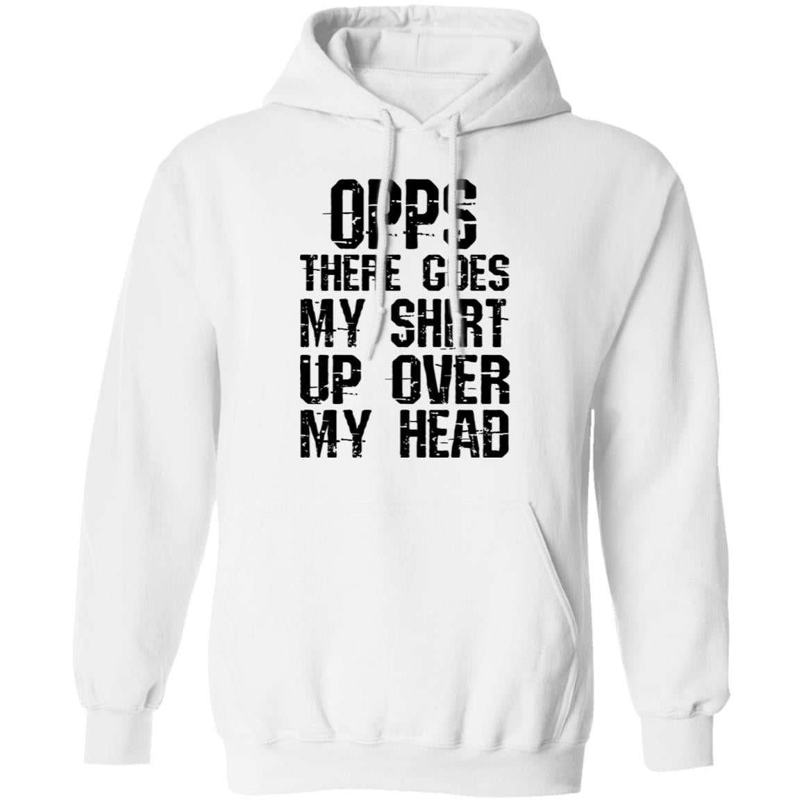 Opps there goes my shirt up over my head shirt