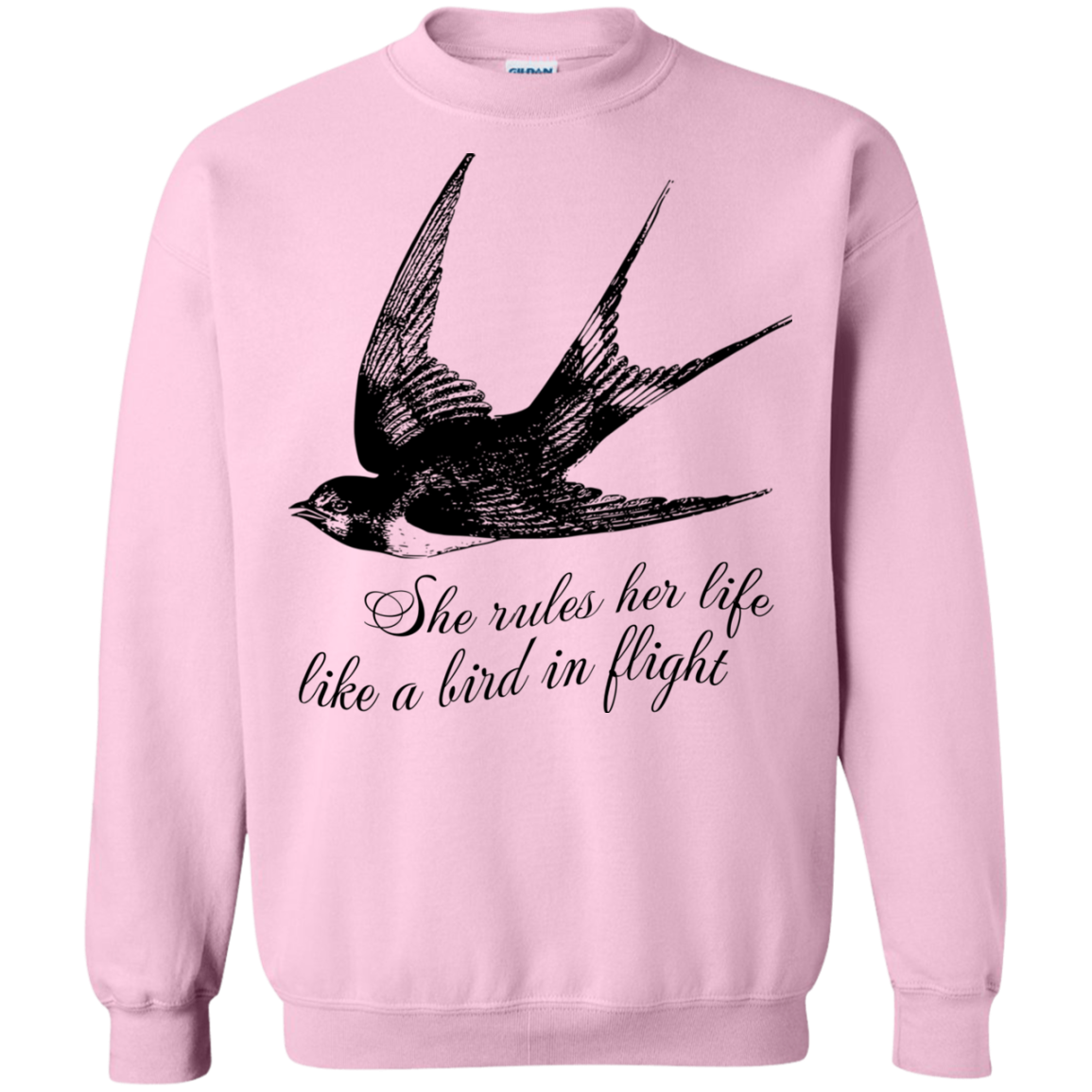 She Rules Her Life Like A Bird In Flight Shirt, Hoodie, Tank - TeeDragons