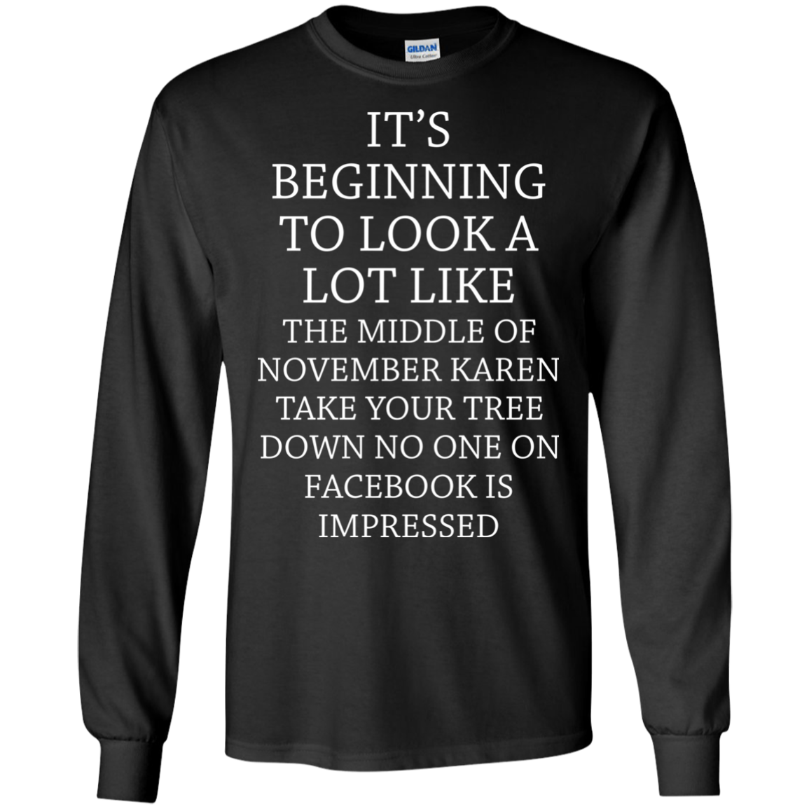 It's Beginning To Look A Lot Like The Middle Of November Karen T-shirt - TeeDragons