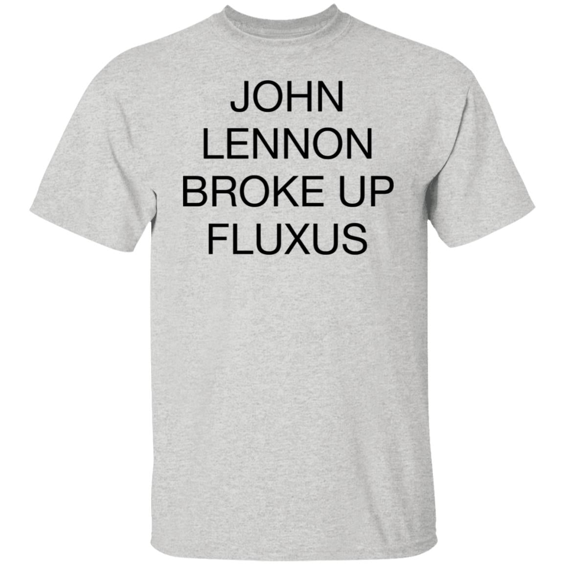John Lennon Broke Up Fluxus Shirt