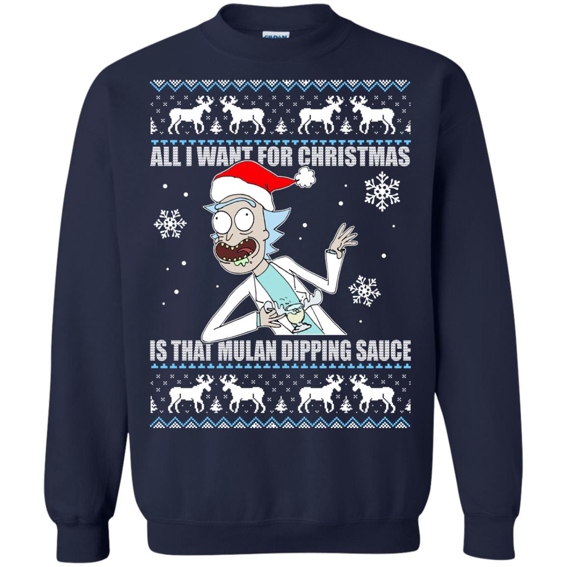 All I Want For Christmas Is Thai Mulan Dipping Sauce Sweater - TeeDragons