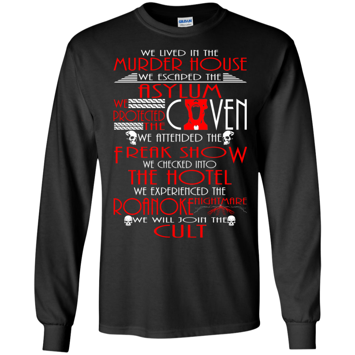 We lived in the Murder House, We escaped The Asylum T-Shirt - TeeDragons