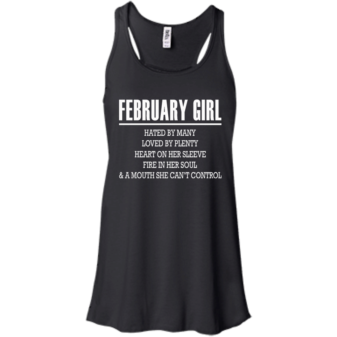 February Girl - Hated By Many, Loved By Plenty Heart On Her Sleeve T-Shirt - TeeDragons