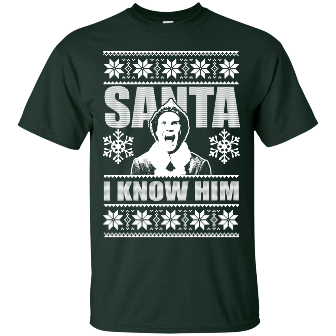 Buddy The Elf - Santa - I Know Him Christmas Sweater - TeeDragons