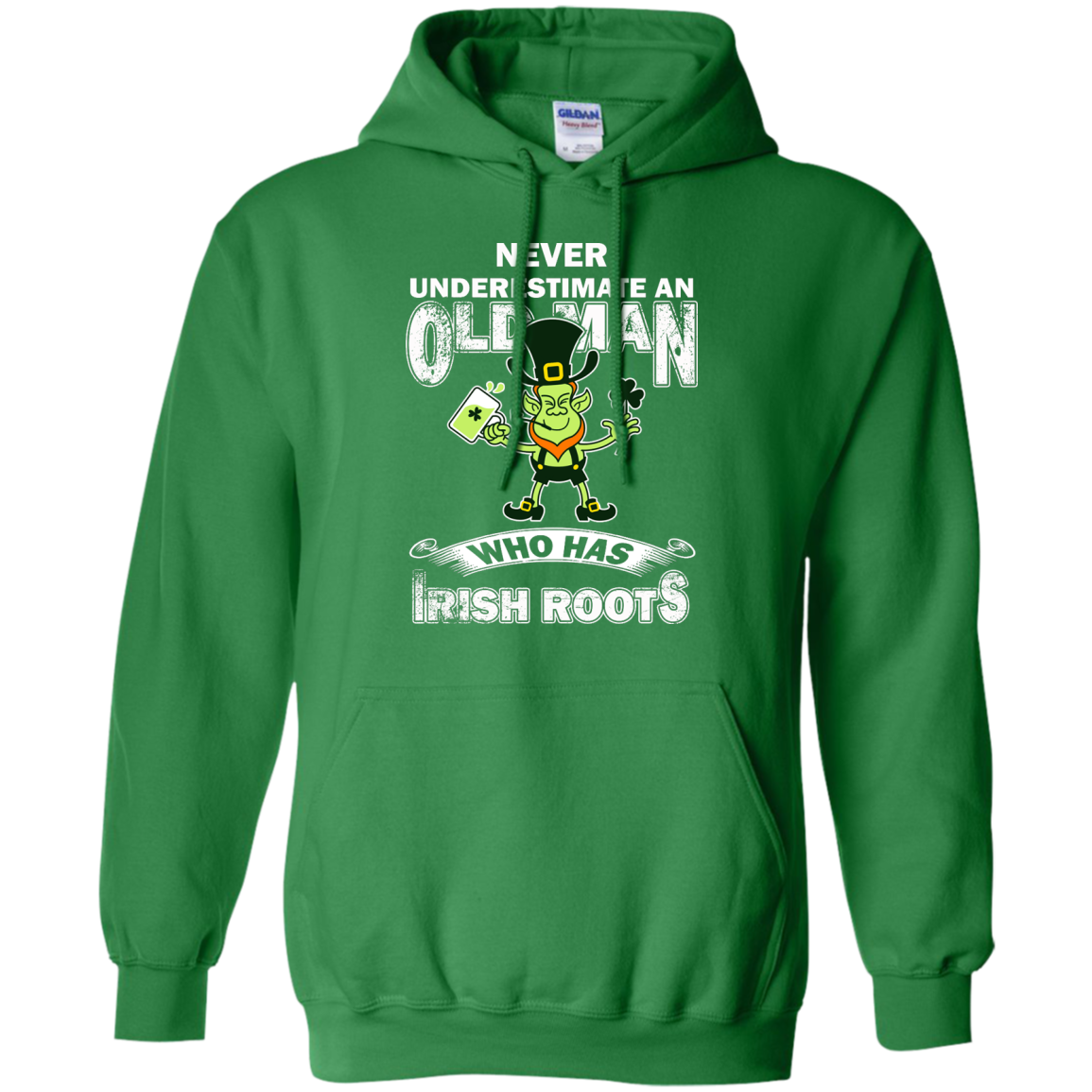 Never Underestimate An Old Man Who Has Irish Roots Shirt, Hoodie, Tank - TeeDragons