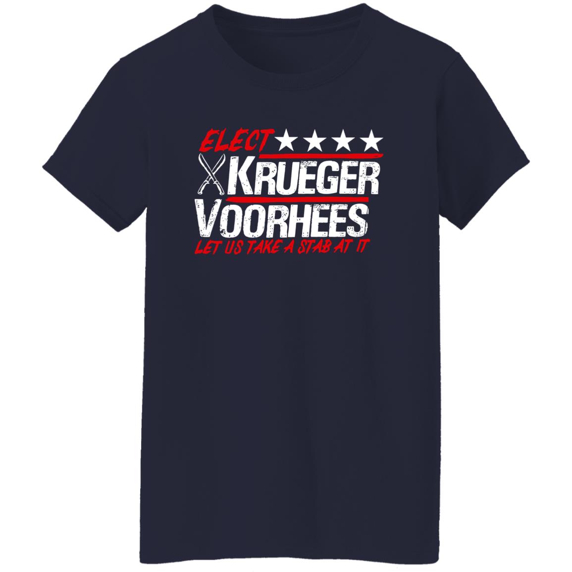 Elect Krueger Voorhees Let Us Take A Stab At It Shirt