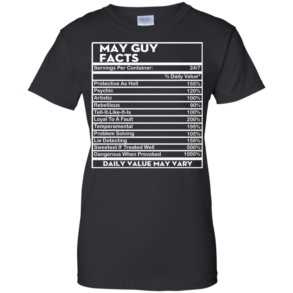 May Guy Facts - Servings Per Container 24/7 Shirt, Hoodie - TeeDragons