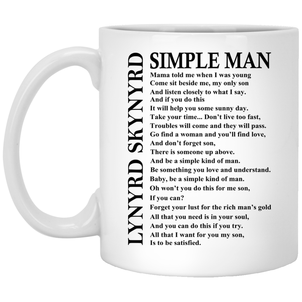 Lynyrd Skynyrd Simple Man Mugs - TeeDragons