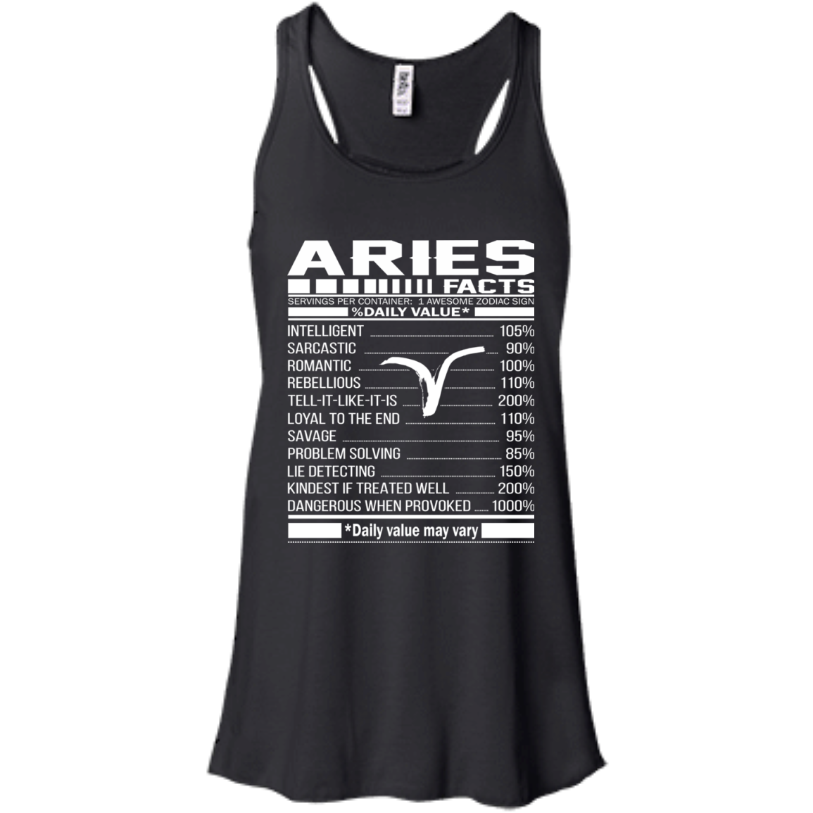Aries Facts - Awesome Zodiac Sign - %Daily Value Shirt, Hoodie, Tank - TeeDragons