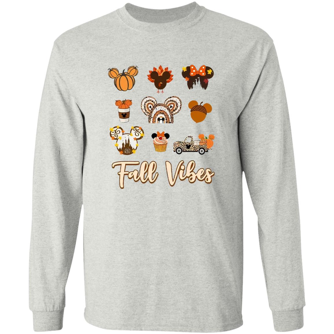 Fall Vibes Pumpkin Shirt