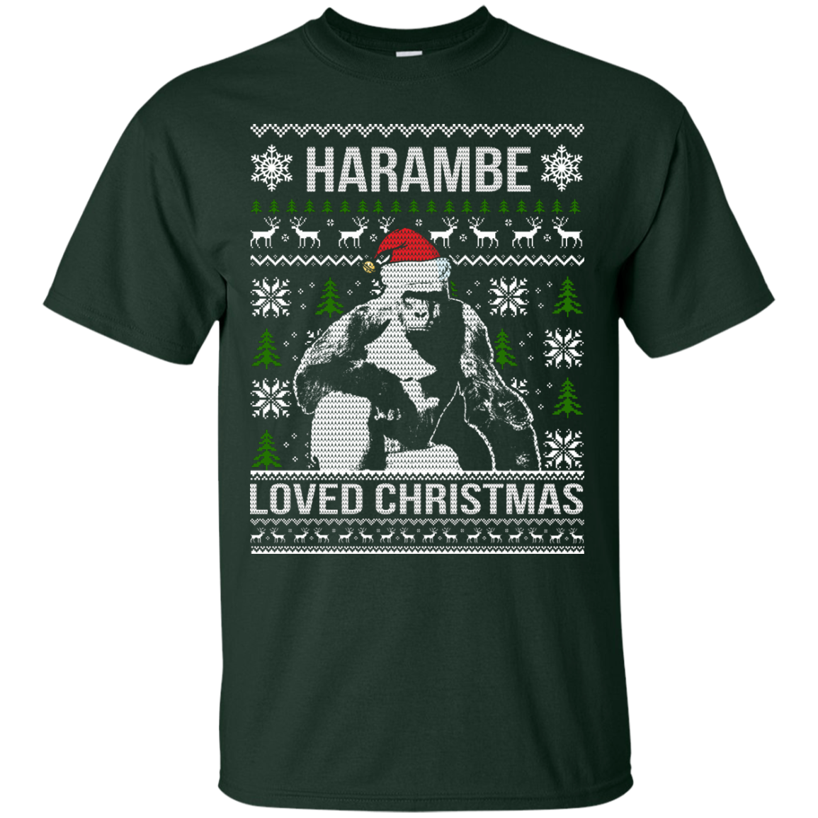 Harambe Loved Christmas Sweater, Shirt, Hoodie - TeeDragons