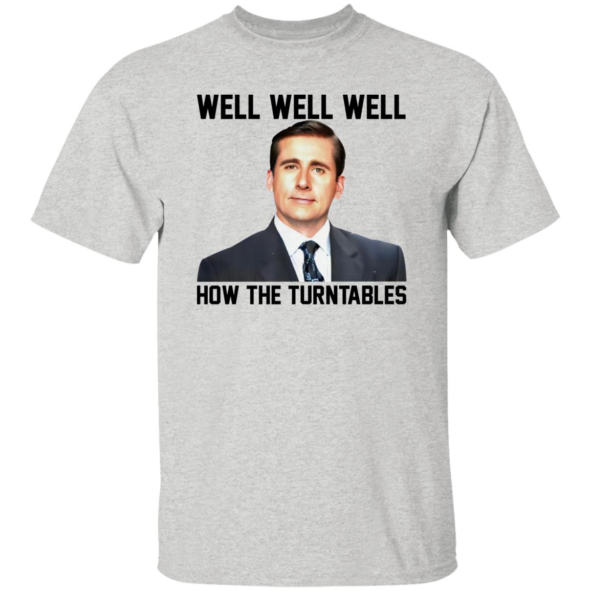 Michael Scott Well Well Well How The Turntables Shirt