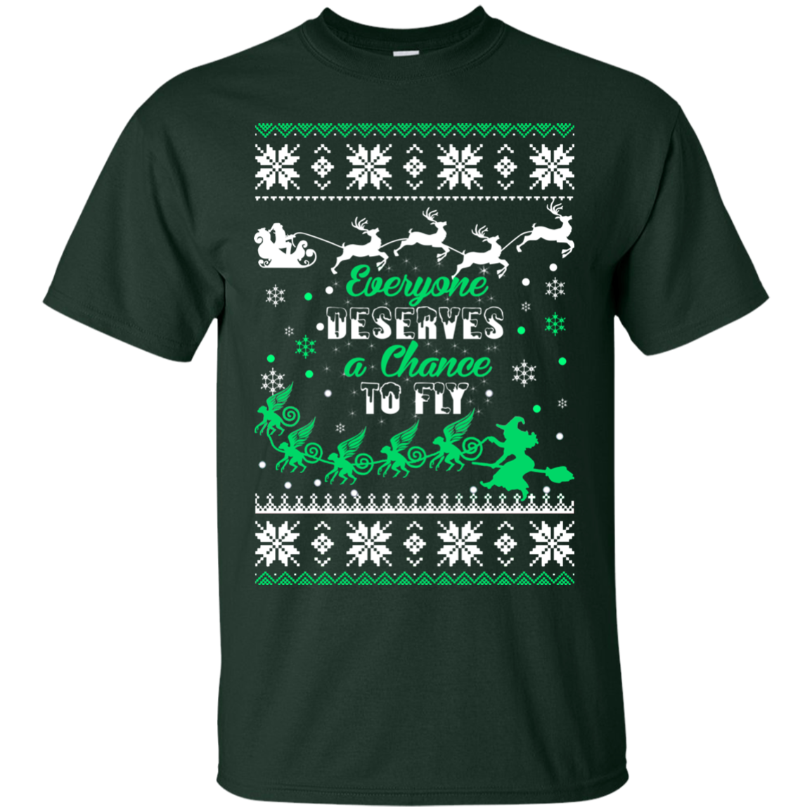 Everyone Deserves A Chance To Fly Christmas Sweater - TeeDragons