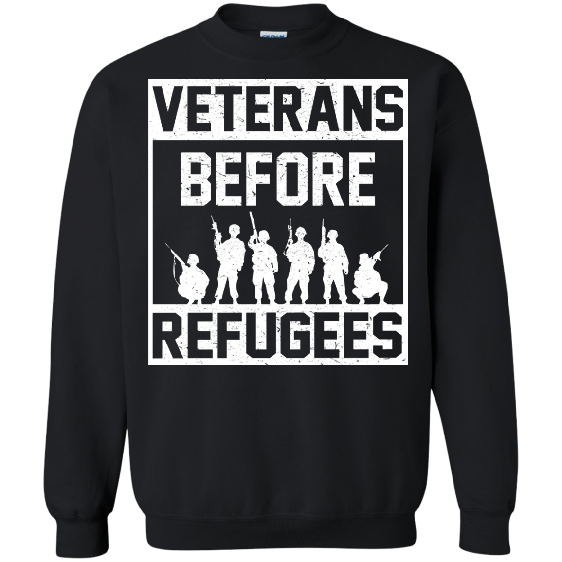 Veterans Before Refugees Shirt, Hoodie, Tank - TeeDragons